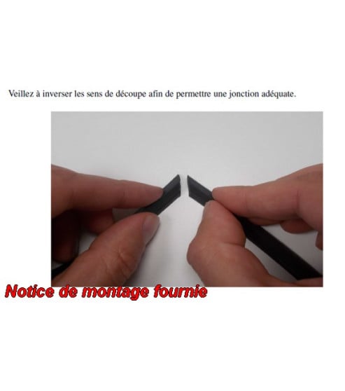 Joint de porte à crochets à découper