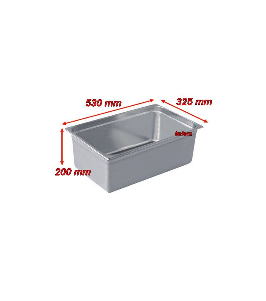 Bac gastro norme GN 1/1 appareil professionnel