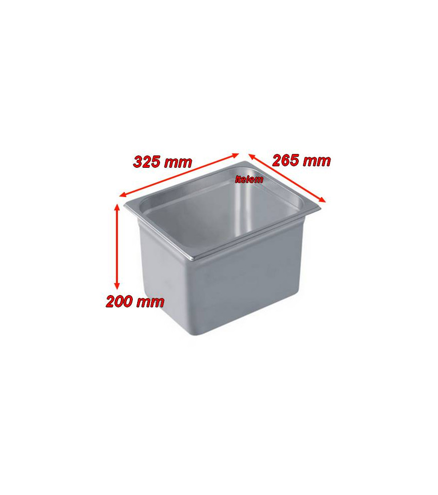 Bac gastro norme GN 1/2 appareil professionnel