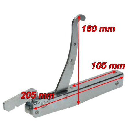 Charnière droite porte four fourneau Angelo Po 6A035910