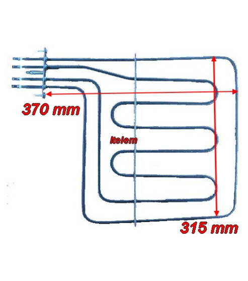 Résistance de grill four Dedietrich 78651221