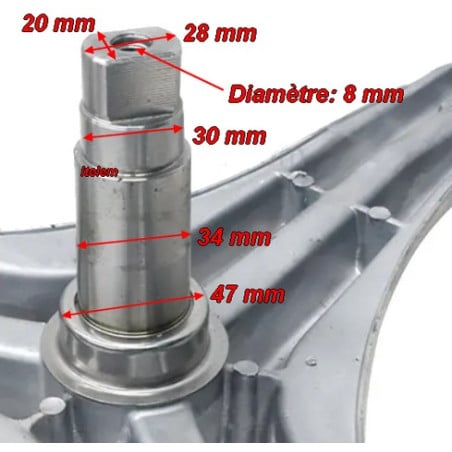 Croisillon tambour lave-linge Brandt AS0033207
