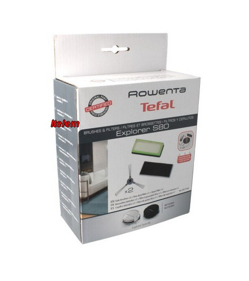 Kit 2 filtres et 2 brossettes aspirateur Seb ZR177002