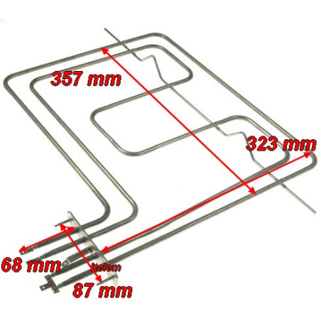 Résistance de voute grill four cuisinière Godin 00005308060036
