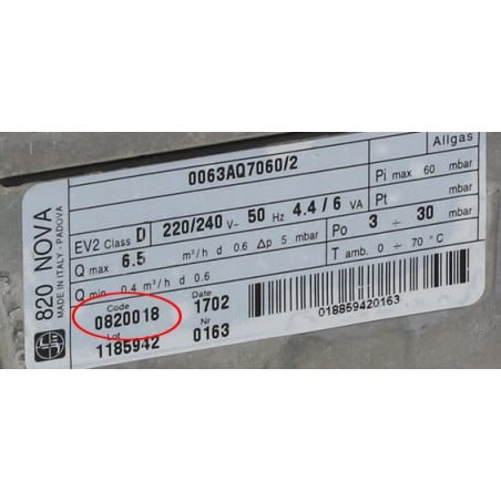 Thermostat vanne gaz SIT 0820018