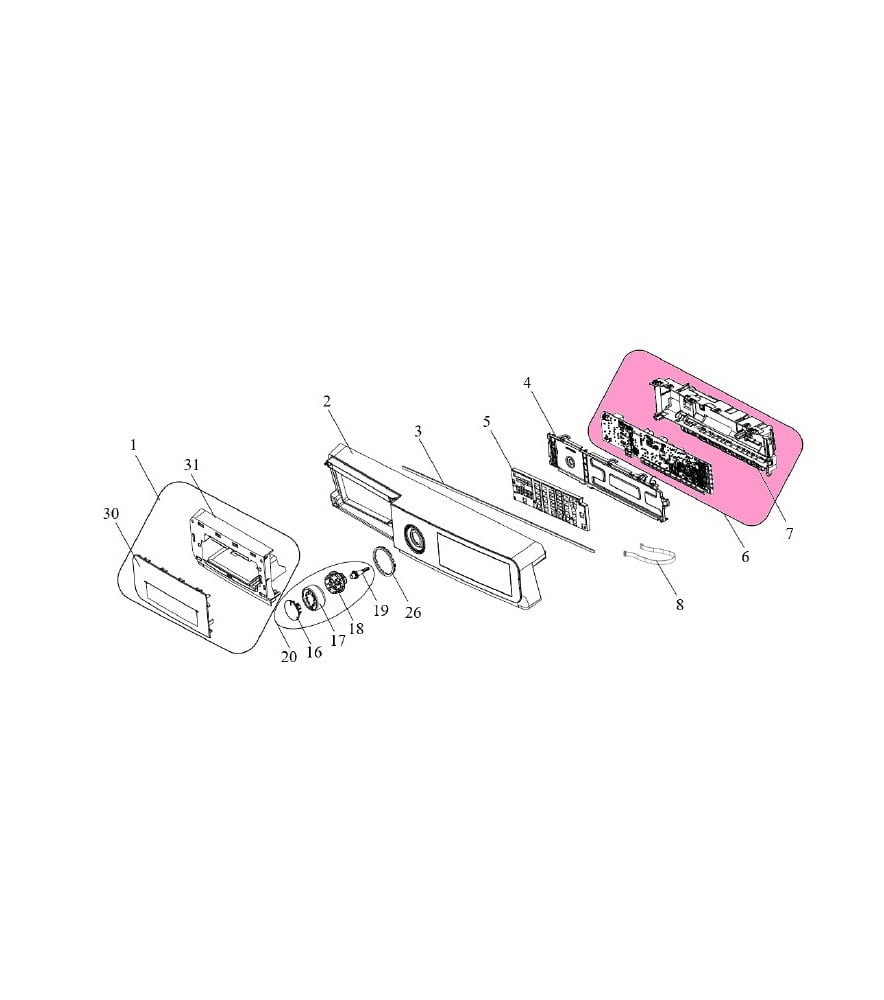 Module électronique de puissance sèche-linge Valberg