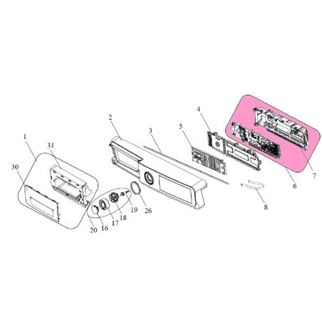 Module électronique de puissance sèche-linge Valberg