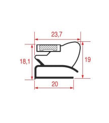 Joint de porte chambre froide