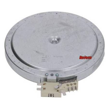 Plaque radiante 2100W fourneau Amatis 6532987