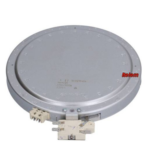 Plaque radiante 2200W fourneau Ambassade 6535285