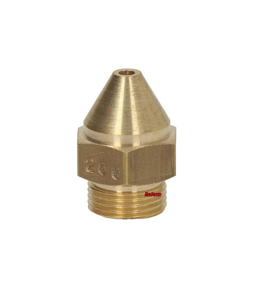 Injecteur gaz calibre 260 cuisinière Metos