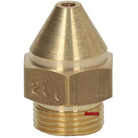 Injecteur gaz calibre 260 cuisinière Metos