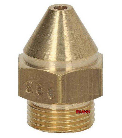 Injecteur gaz calibre 260 cuisinière Metos