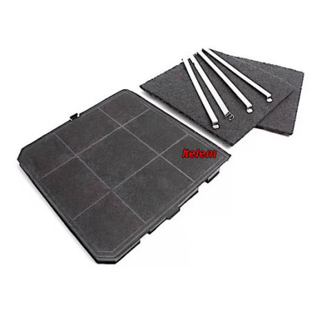 Filtre charbon actif hotte Sauter De Dietrich AS0001676
