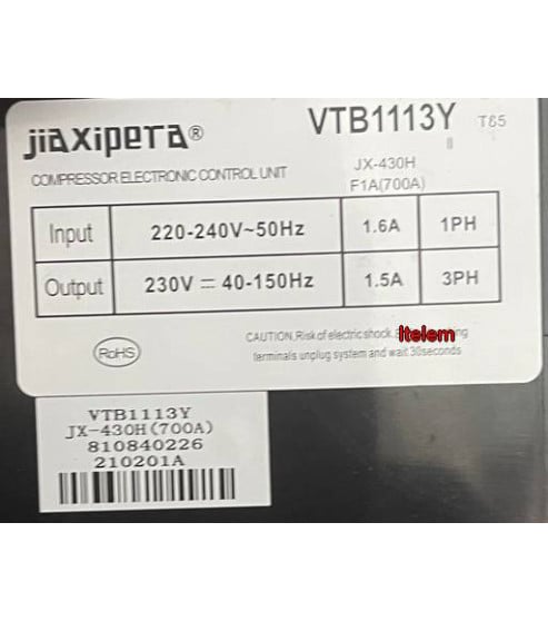 Module platine Inverter VTB1113Y réfrigérateur Haier 49056515