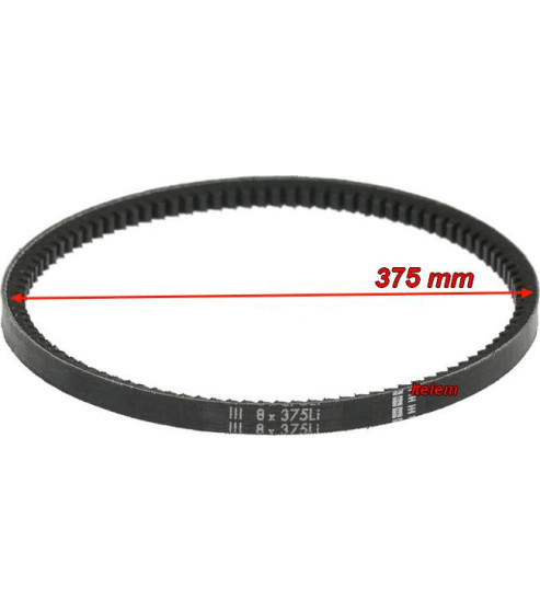 Courroie trancheuse Abo 8 x 375 mm