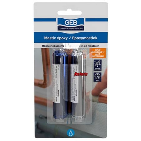 Mastic résine epoxy bi-composant cuve plastique