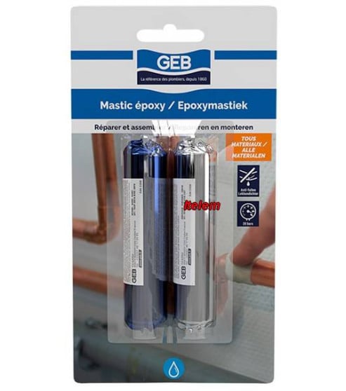Mastic résine epoxy bi-composant cuve plastique