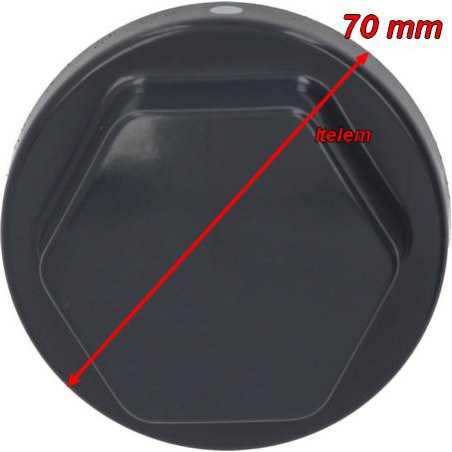 Manette noire fourneau friteuse Alpeninox 059348