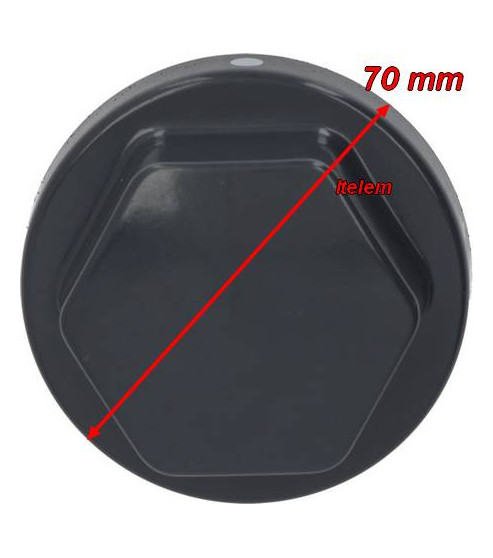 Manette noire fourneau friteuse Alpeninox 059348