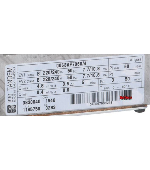 Vanne thermostat gaz sauteuse Alpeninox Sit 0.830.040