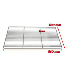 Grille chromée 560 mm x 530 mm fourneau Lacanche
