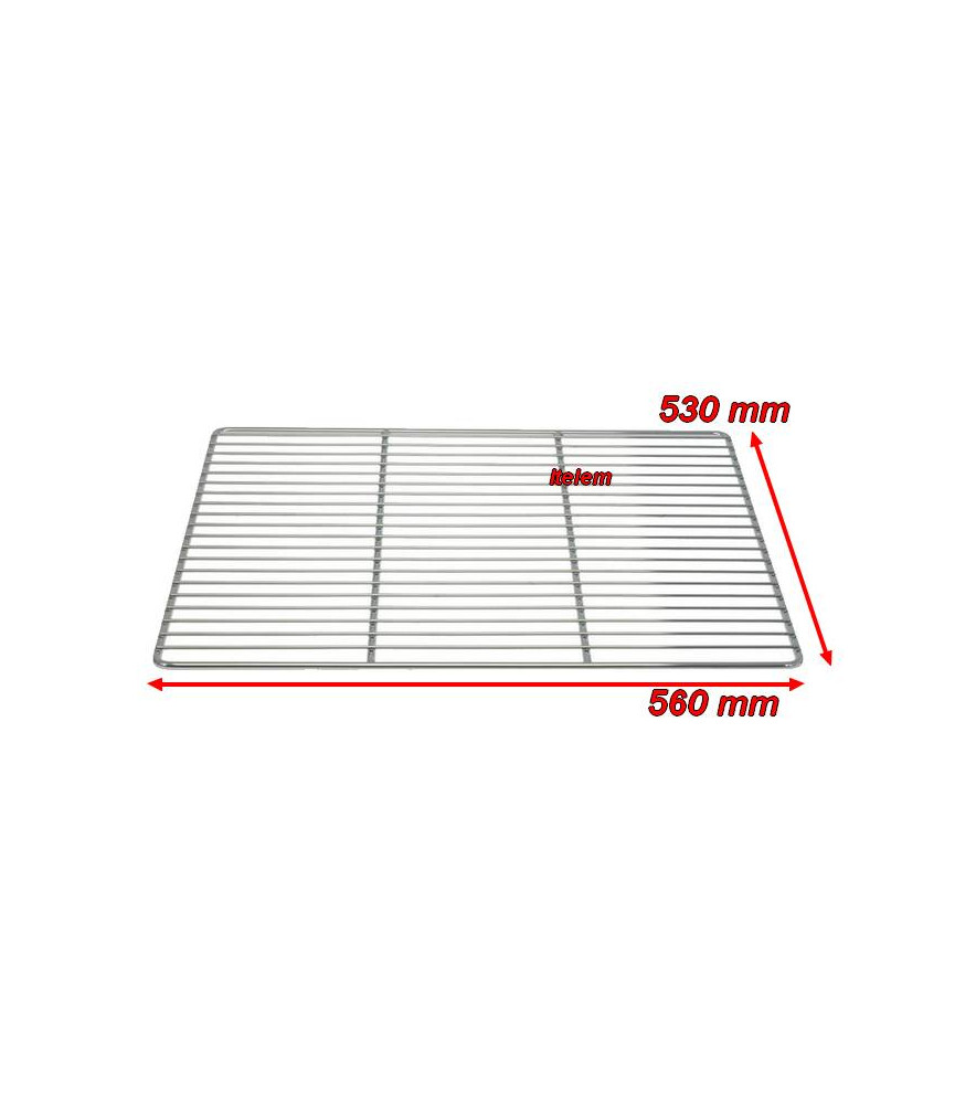 Grille chromée 560 mm x 530 mm fourneau Lacanche