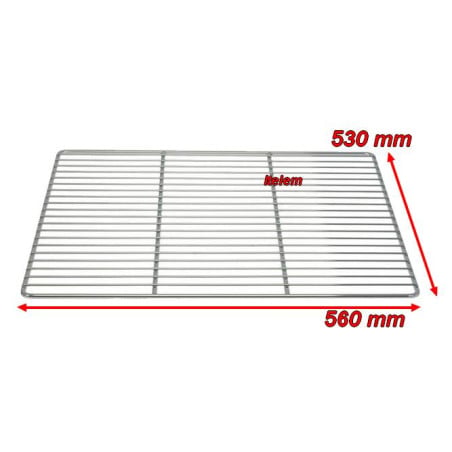 Grille chromée 560 mm x 530 mm fourneau Lacanche