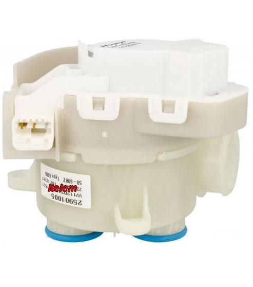 Kit moteur lavage alterné 3 voies lave-linge Hotpoint Ariston C00300455