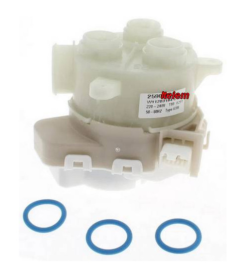 Kit moteur lavage alterné 3 voies lave-linge Whirlpool C00300455