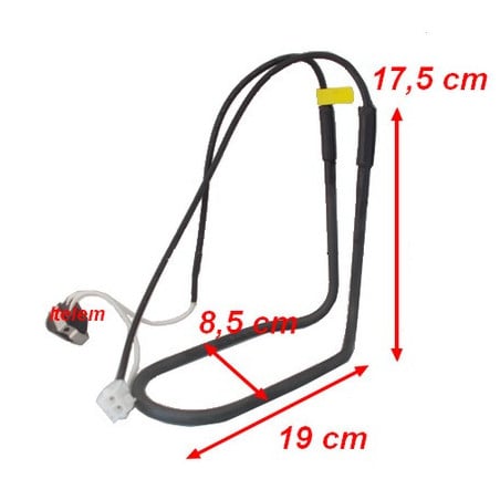 Résistance dégivrage réfrigérateur américain Magic Chef 61006152