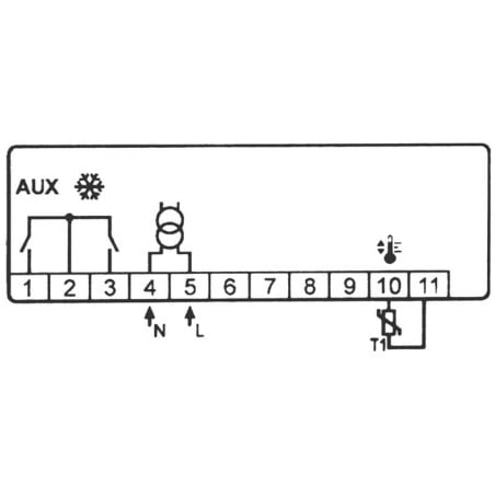 Régulateur Johnson Controls  chambre froide positive MR51PM230-1CA