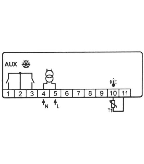 Régulateur Johnson Controls  chambre froide positive MR51PM230-1CA