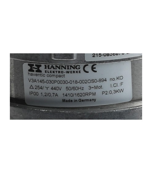 Moteur de chaleur tournante Hanning four Retigo AA11-0016