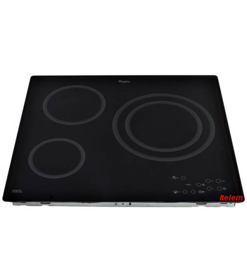Dessus verre vitrocéramique table de cuisson Whirlpool 481010476559