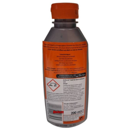Crème nettoyante inox et chrome Stahl Fix hotte Bosch 00465041