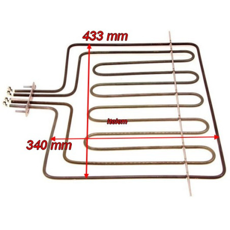 Résistance de grill cuisinière four Godin 00001306844