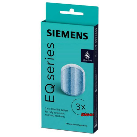 Pastilles détartrantes 2 en 1 machines à café Siemens 00312560