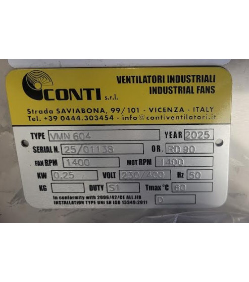 Moteur ventilateur Conti VMN604