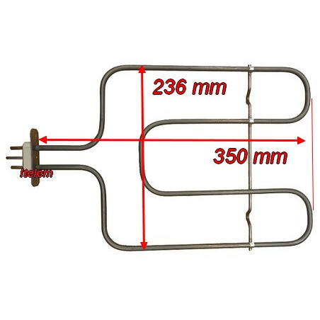 Résistance chauffe plat cuisinière Godin Chatelaine Pro 00001306413