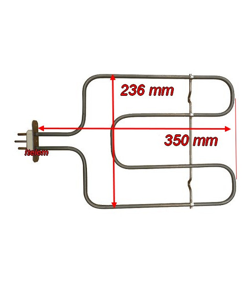 Résistance chauffe plat cuisinière Godin Chatelaine Pro 00001306413