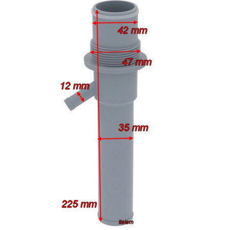 Collecteur d'eau inférieur lave-vaisselle Eletrobar Colged 74016