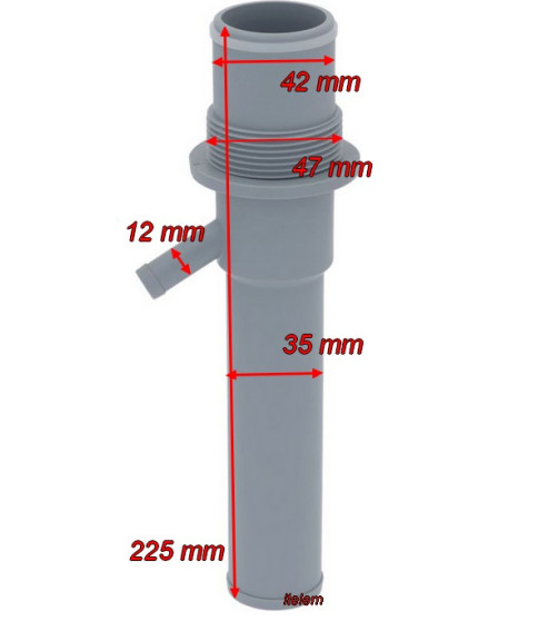 Collecteur d'eau inférieur lave-vaisselle Eletrobar Colged 74016