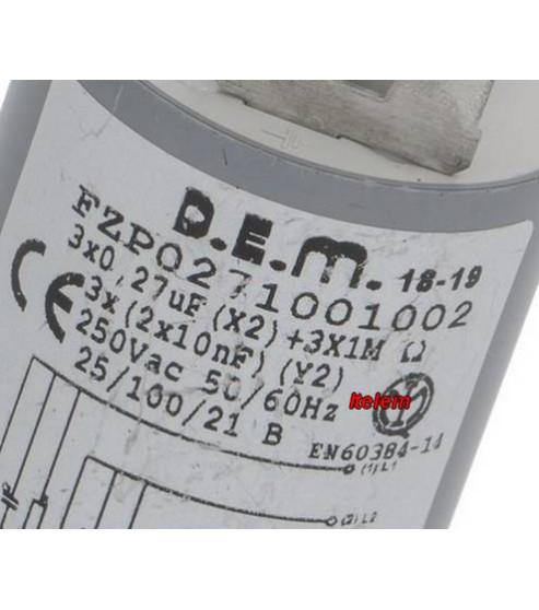 Filtre antiparasitaire FZP0271001002 lave-vaisselle Zanussi 049303