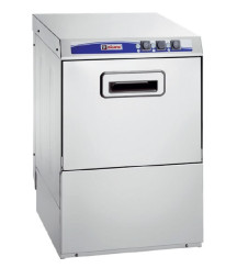 Lave-vaisselle professionnel Elframo BE50 vue extérieure porte fermée inox