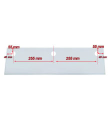 Vitre porte four Fringand avec 3 orifices de fixation