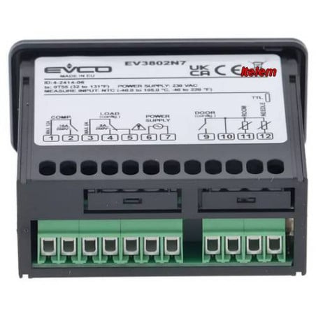 Régulateur chambre froide Evco EV3802N7