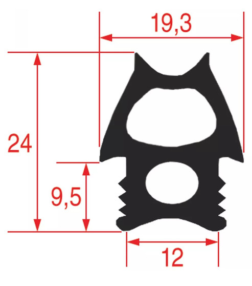 Joint de porte four Angelo Po 36E3031