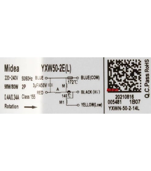 Pompe de cyclage YXW50-2E(L) lave-vaisselle Brandt 17476000A03575