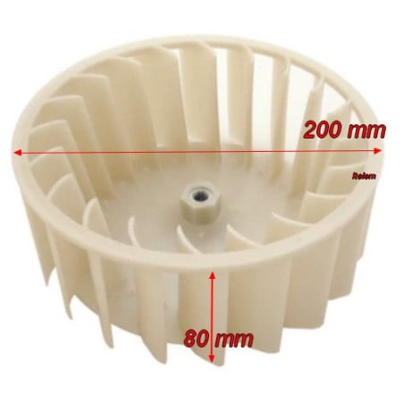 Turbine de ventilateur sèche-linge Primus D510139P